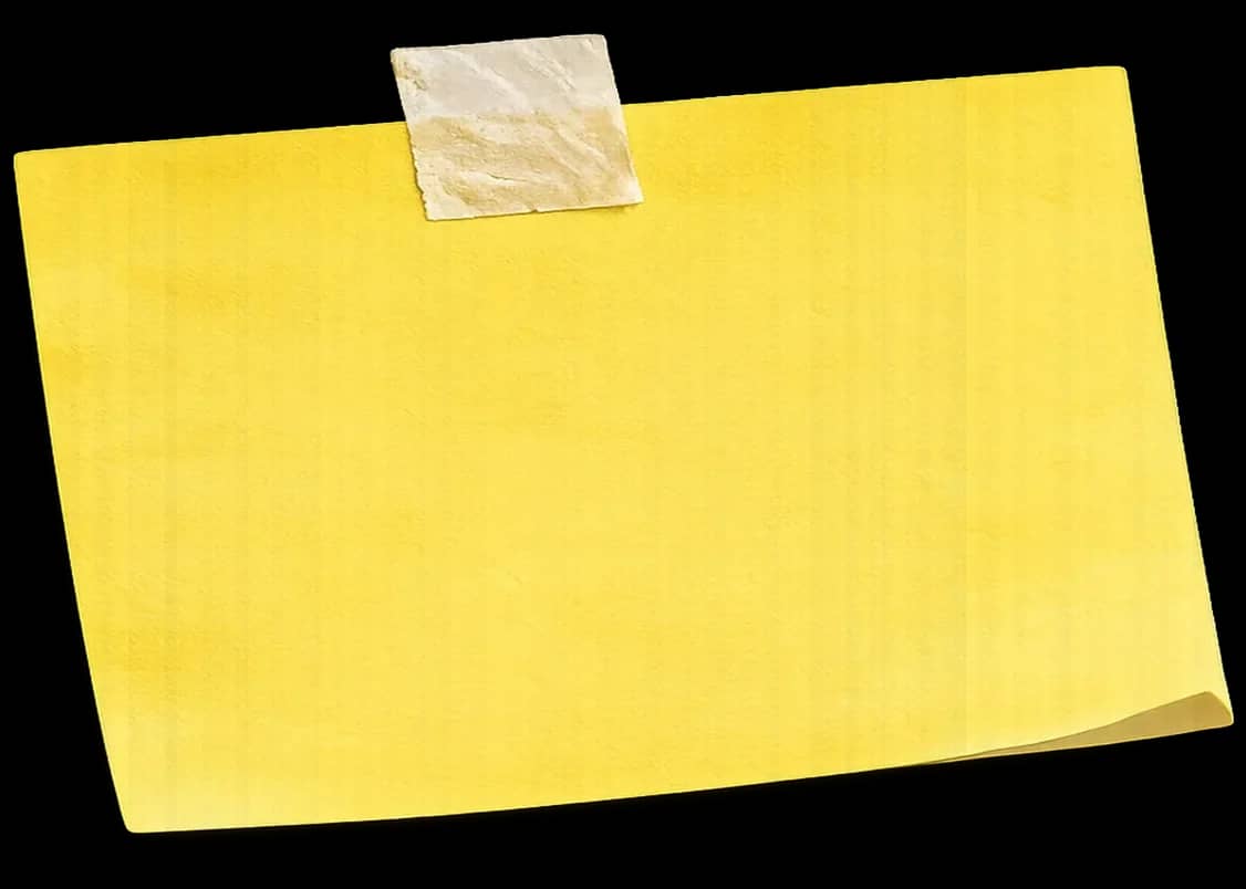 Yellow sticky note about capturing ideas the moment they hit